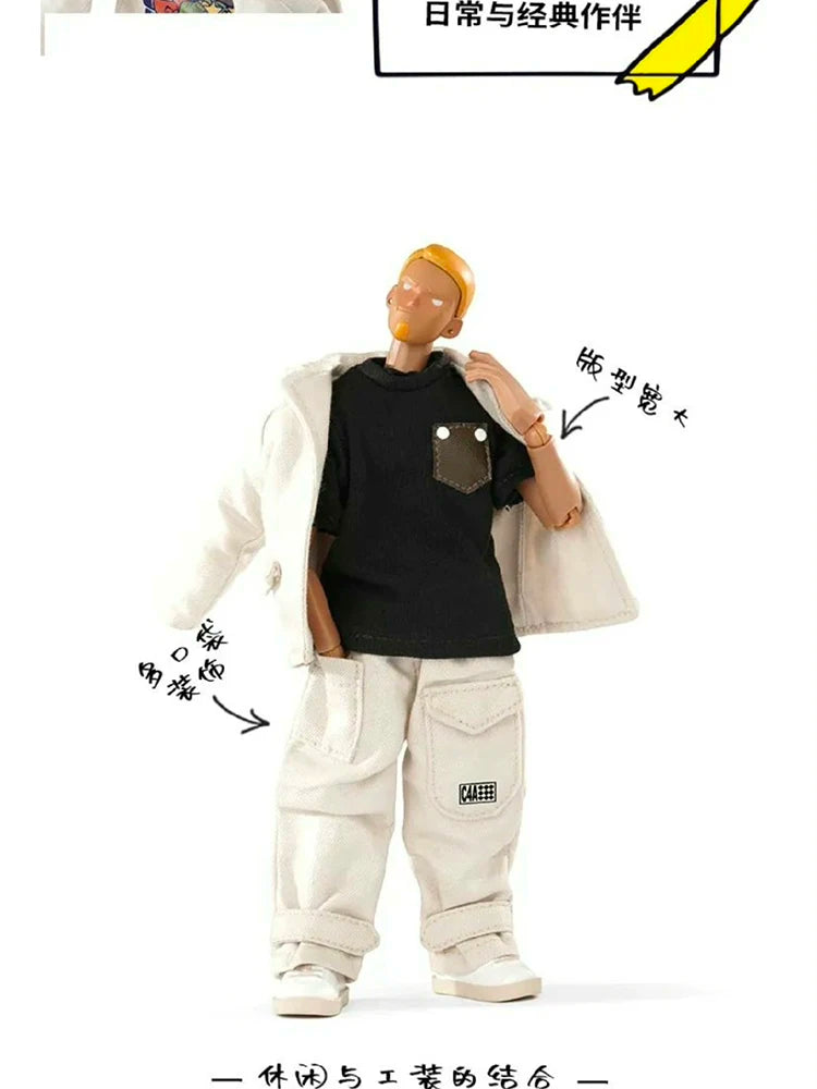 Come4arts Hip-Hop Street Dance Series Anime Figures Trendy Fashion Movable Toy Collection Decoration Model Toys For Boys Gift