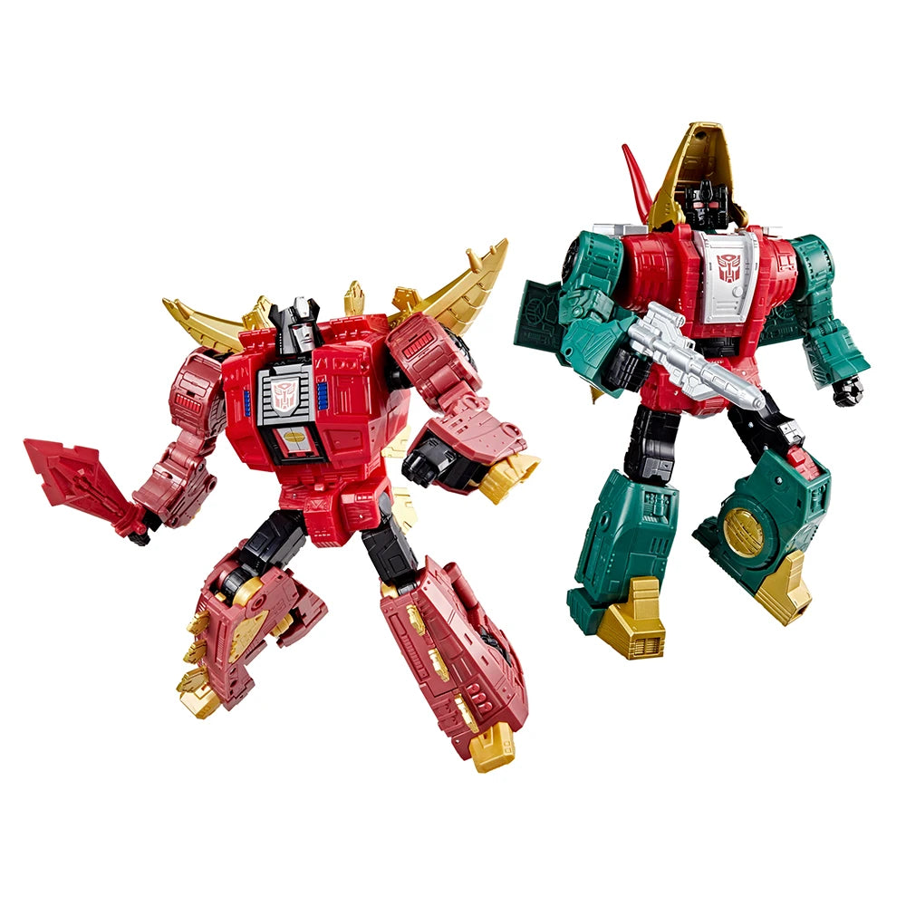 [In-Stock] Hasbro Transformers Age of the Primes G2 Universe Dinobot Slug and Snarl 2-Pack-Set 21.5cm Leader Class Figure Toys