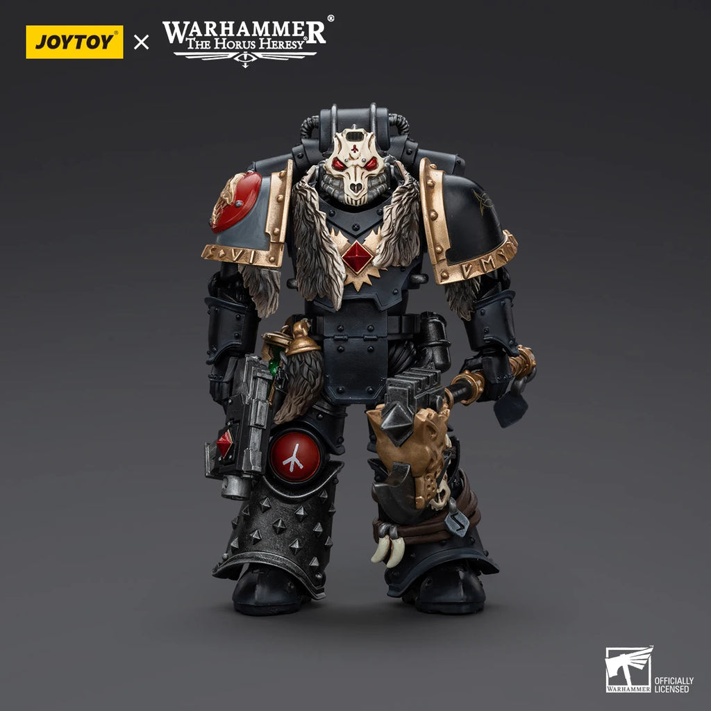 Joy Toy Warhammer 40K Space Wolves Geigor Fell-Hand Action Figure 1/18 12cm Collectible Children Toys Warhammer Birthday Gift