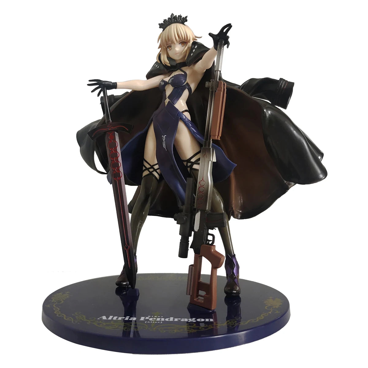 Fate Stay Night Black Saber Altaria Pendragon Matou Sakura Anime Modell Statue Sammlerfigur Black Saber Spielzeug Action Geschenke