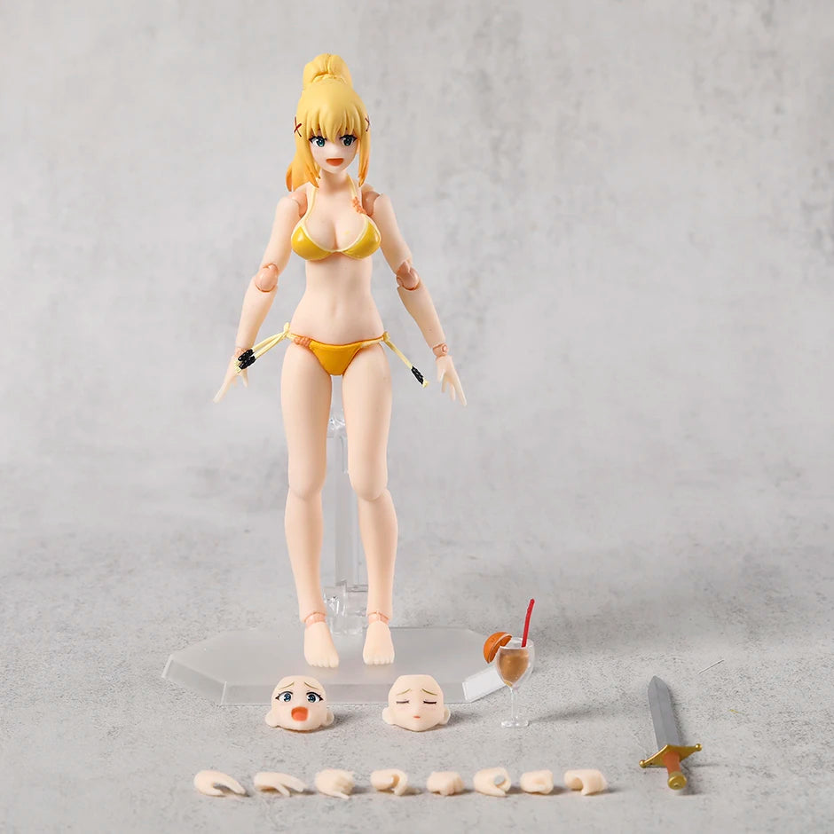 figma Darkness Swimsuit ver. EX-065 Action Figure PVC Toy Model Doll Collection Gift
