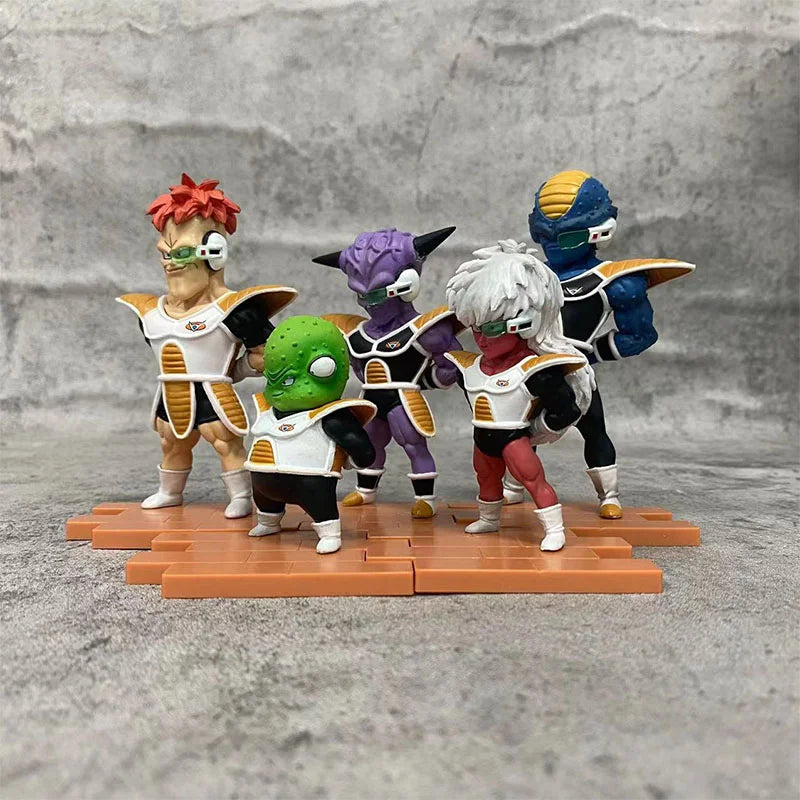Anime Dragon Ball Z Figure Ginyu Force Figures Ginyu Recoom Jeice Burter Guldo Gk Action Figurine Pvc Models Statue Kid Toy Gift