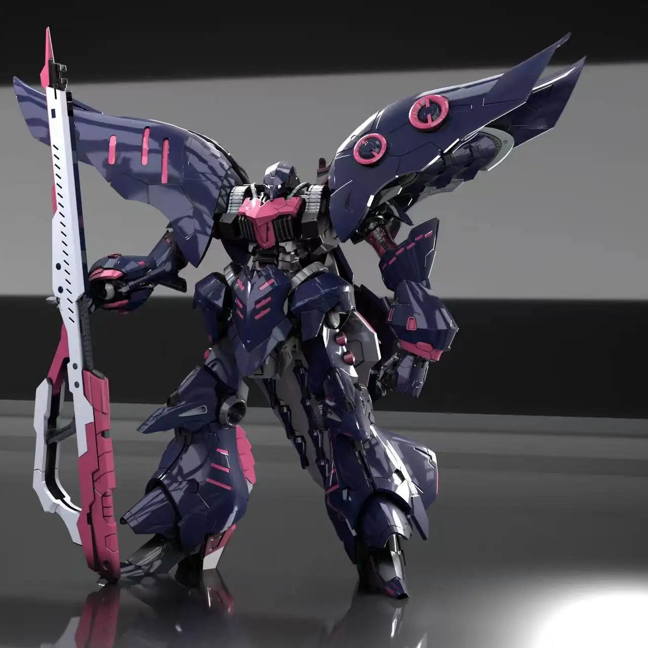 YIYA Model Amx-004 Qubeley MK2 Assembly Model Kits 1/120 Plastic Skeleton Kits Action Figure Robot Plastic Model