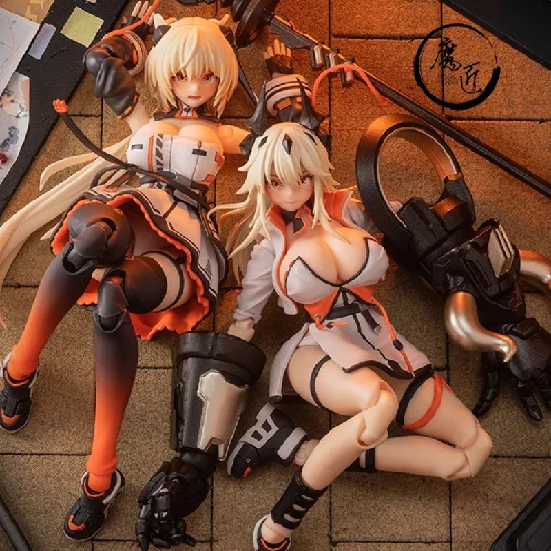 Snail's Shell Wasp Three-leaved Wolf Girl Phantom Ghost Assassiner Miu Ke Sand Weaving Shi Sakura Machine Anime Figure Model Toy