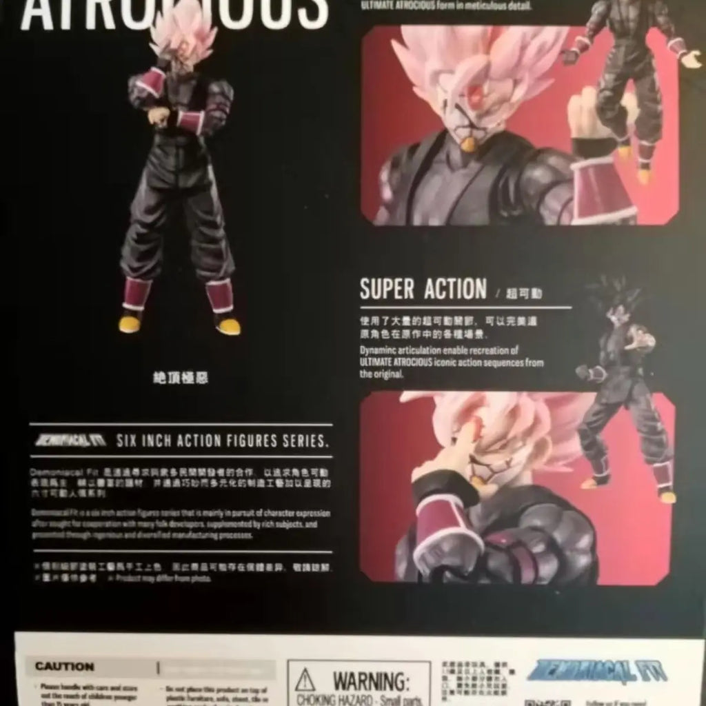 In Stock Demoniacal Fit DF Dragon Ball Figure SH Figuart SHF Ultimate Atrocious Black Goku Pink Zamasu Action Figures Model Gift