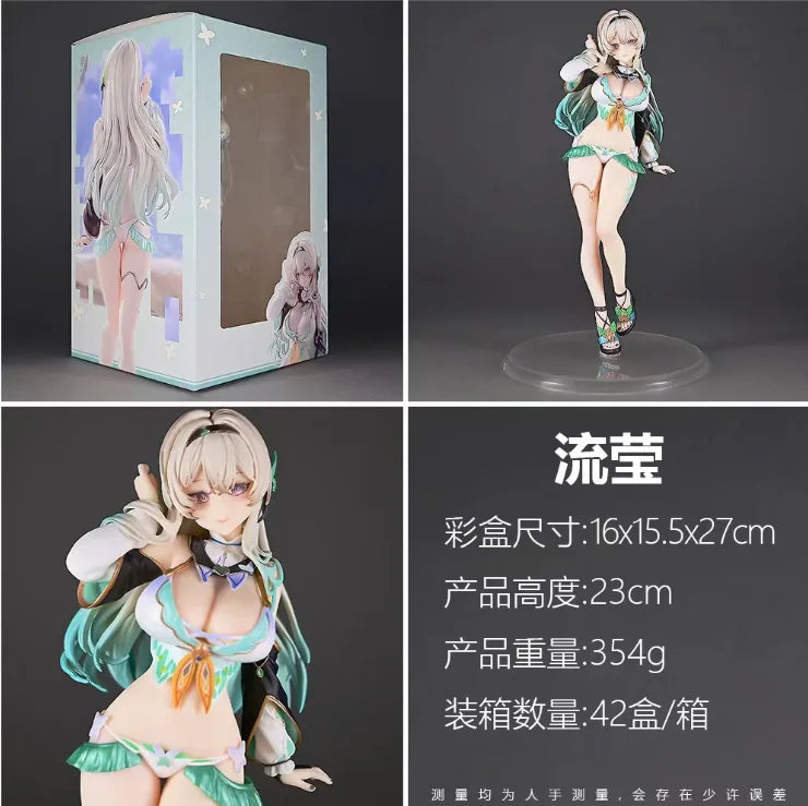Spot Beautiful Girl Swimsuit Star Dome Railway Firefly Handmade Ornament Collectible Action Figure Model Toy Gift for Fans