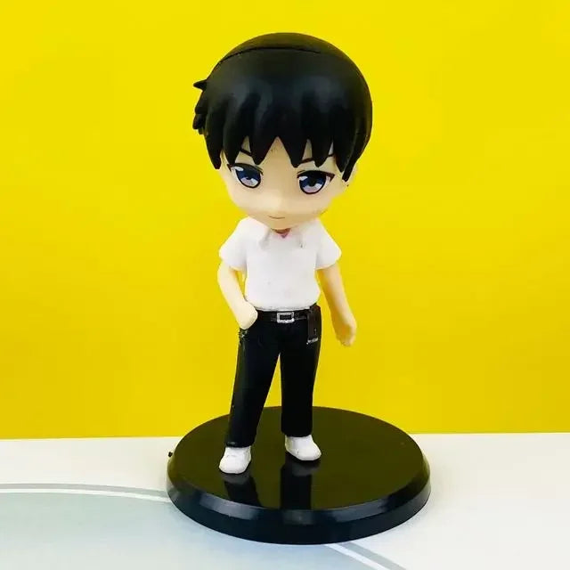 Anime EVA Asuka Langley Soryu Ayanami Rei Figure Toy Model Collection Gift Desktop Decoration PVC Material Doll Ornaments