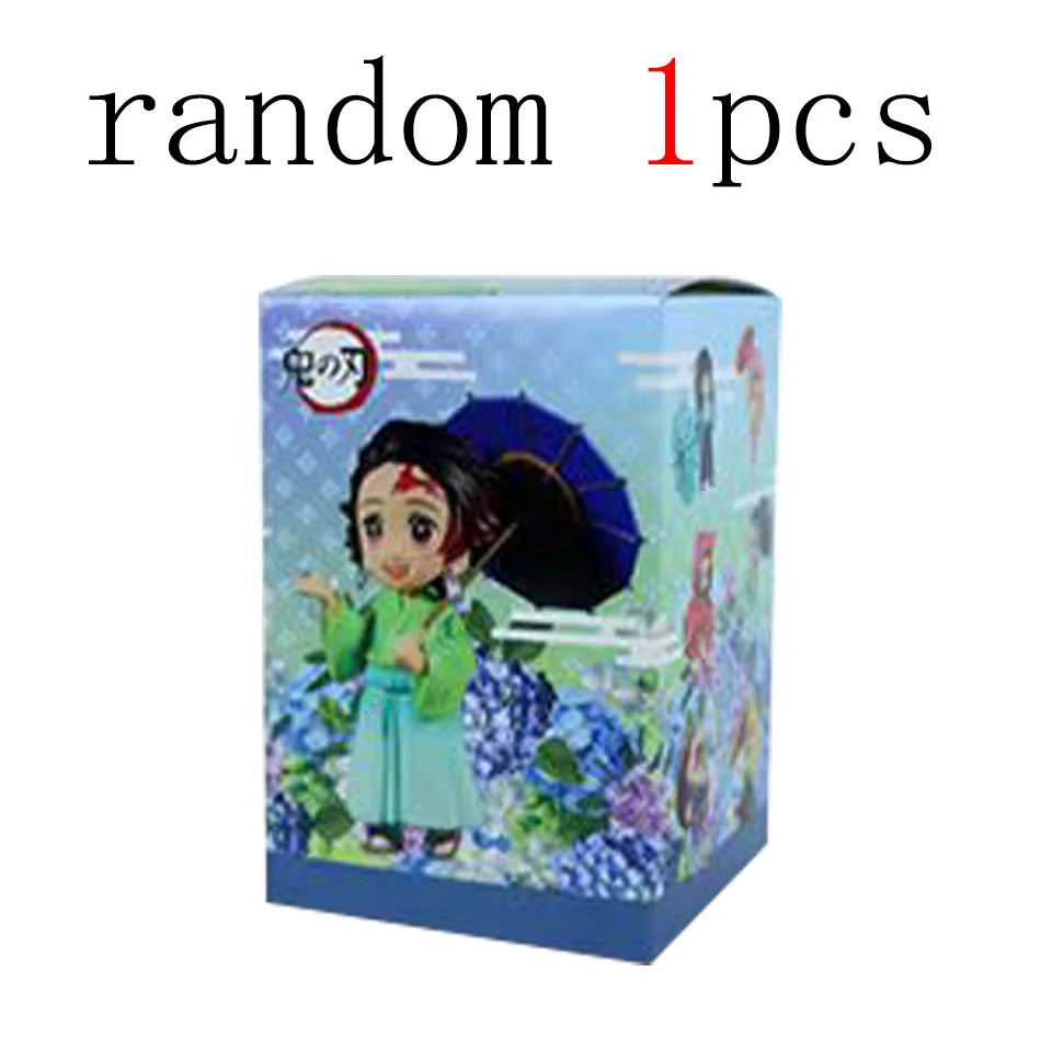 In Stock Original Anime Plum Rain Series AB Blind Box Figure Model Desktop Ornament Trendy Toys Collectible Gift