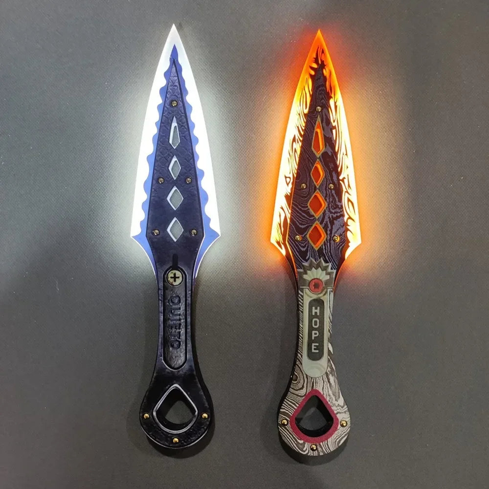 Apex Legends Heirloom Waffen Wraith Kunai Kunststoff Leuchtende Cosplay Spiel Schwerter Anime Figuren Modell Sammlung Spielzeug für Kinder