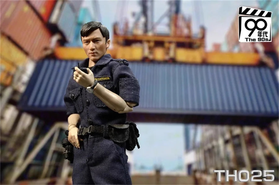 90's TH025 1/12 Scale Male Soldier Nicholas Tse Customs Task 6'' Full Set Collectible Action Figure Model Doll Toy For Fans Gift