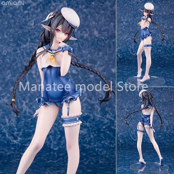 AmiAmi x AMAKUNI Original PHANTASY STAR ONLINE 2 es Blue Sea Annette 1/7 PVC Action Figure Anime Model Toys Doll Gift