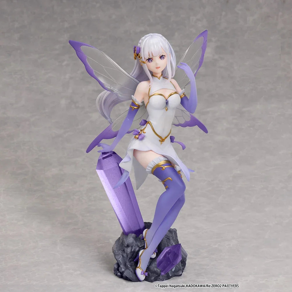 Auf Lager Original ElCOCO Emilia Ram Rem Jewel Princess Re:Life in A Different World From Zero 1/7 Original Anime Figur Modell Spielzeug