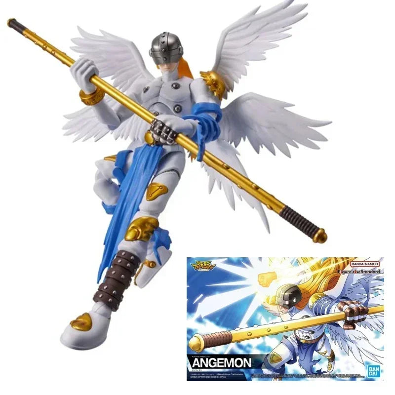 Original Bandai Digimon Adventure WarGreymon Omegamon Beelzebumon Gallantmon Alphamon Paildramon Action Figure Model with box