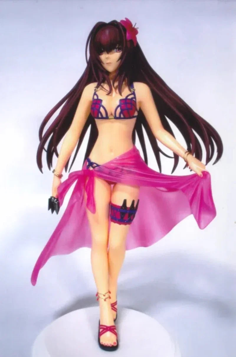 Anime Fate/Grand Order Scathach Figuren, Kawaii Resin, GK DIY Anleitung, Weiß, Zusammenbau, Modell, Statue, Spielzeug, Puppe, Sammlerstück, Geschenk