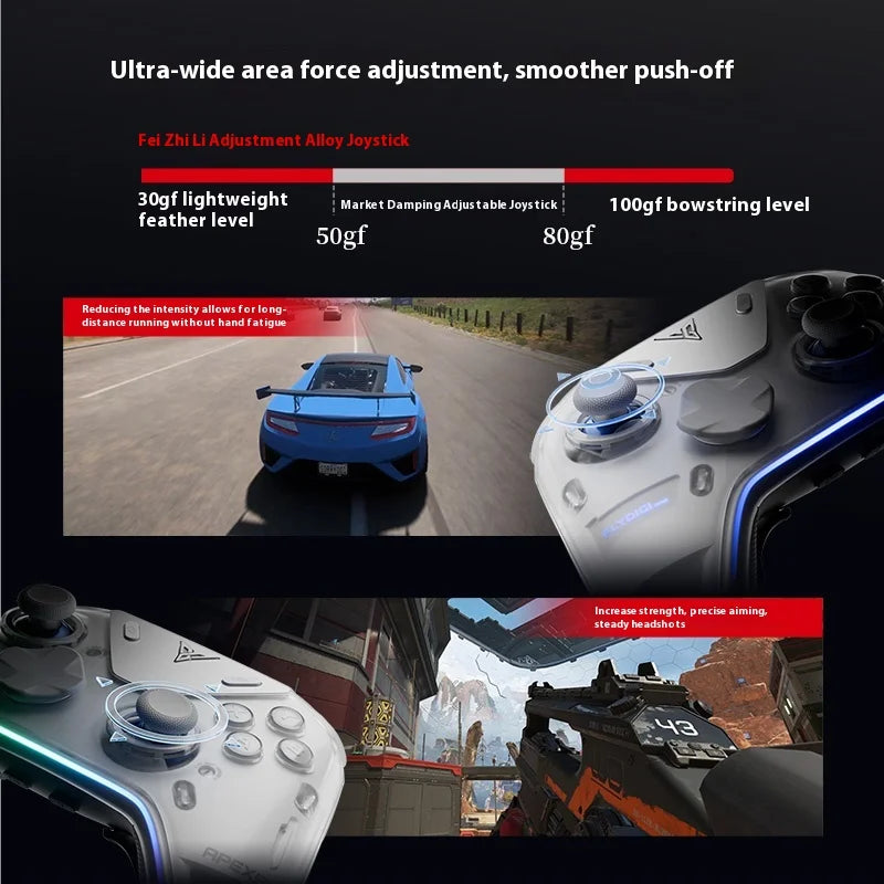 Flydigi Octopus 5 MingMo Game Controller APEX5 WuChang Wireless Gamepad with Alloy Joystick RGB for Switch 2 Steam Xbox PC Gifts