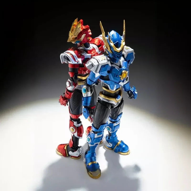 Super Beast Armor Huo Linfei Long Jian 1/12 Transformable Mecha Motorcycle Assembly Model Kit LED Action Figures Boys Toy Gifts