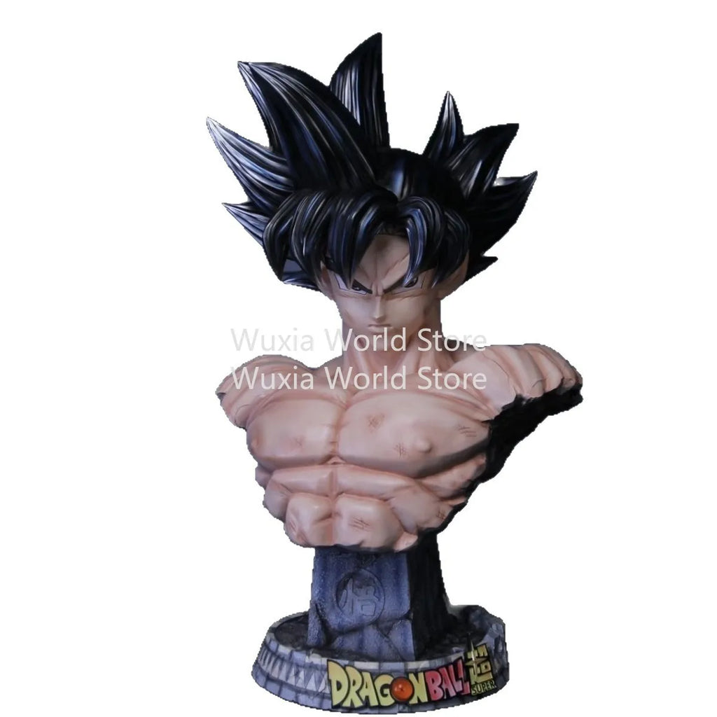 New 45cm Son Goku Bust Sculpture Figure DRAGON BALL Anime Figure Collection Desktop Ornament Decorations Best Gifts for Children