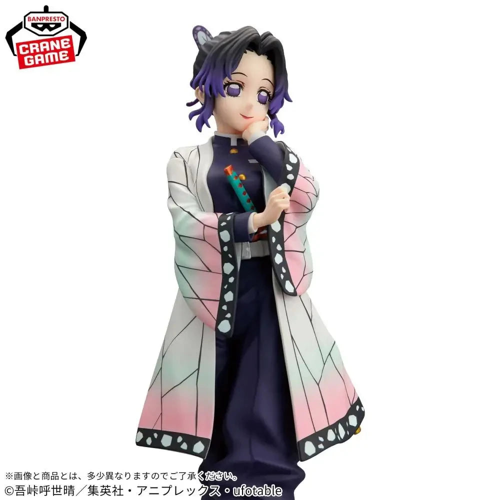 In Stock Original BANPRESTO GLITTER&GLAMOURS Demon Slayer Shinobu Kocho Figure Anime Model Genuine Boxed Toy