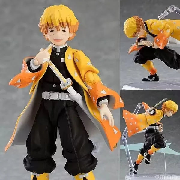 Dämonentöter Rengoku Kyoujurou figma 553 Gelenke bewegliche Anime Actionfigur Spielzeug 14CM