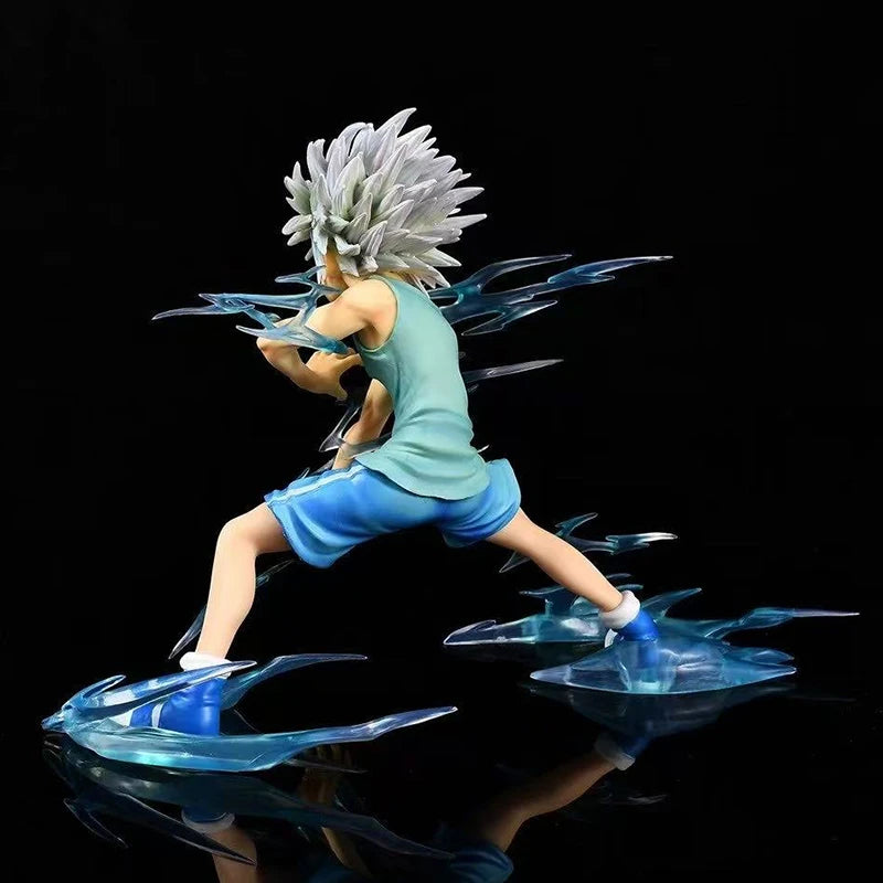 19см Hunter x Hunter Аниме Фигурка Killua Zoldyck Zook Екшън Фигурка PVC Статуя Модел Кукла Играчки Декорация за бюро Колекция Подарък
