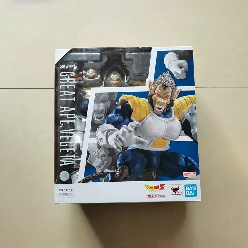 BANDAI In Stock S.H.Figuarts Dragon Ball Z Great Ape Vegeta SDCC-2025 Limited Edition Flocked Fur Texture Collectible Model New