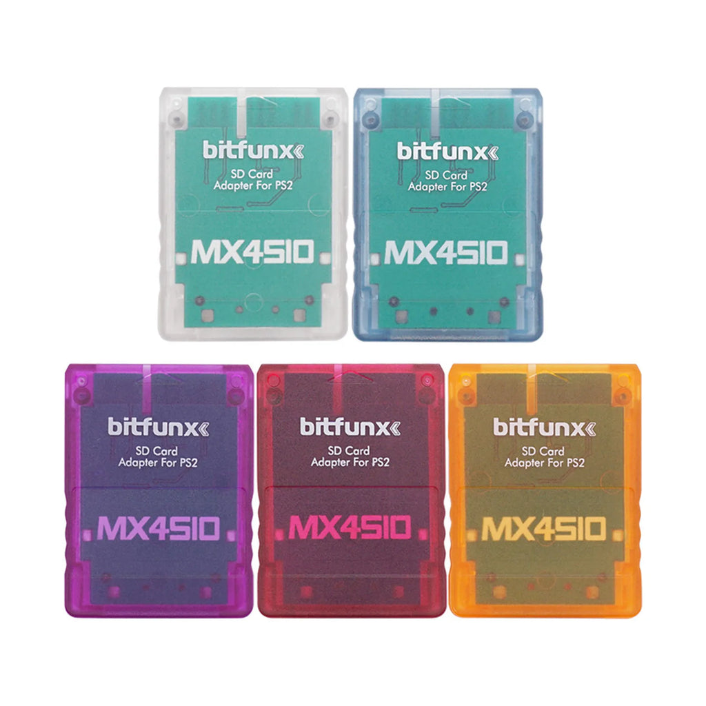 Multifunctional Memory Card Adapter for PS2 MX4SIO SIO2SD Portable Card Reader for PS2 Game Consoles + 32MB 64MB FMCB Card
