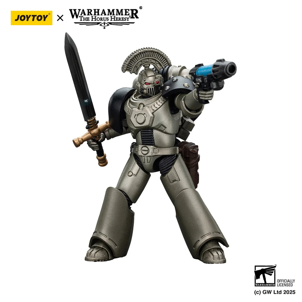 JOYTOY Warhammer 40K 1/18 Action Figure Iron Warriors MKVI Tactical Sergeant Anime figures Toys Model