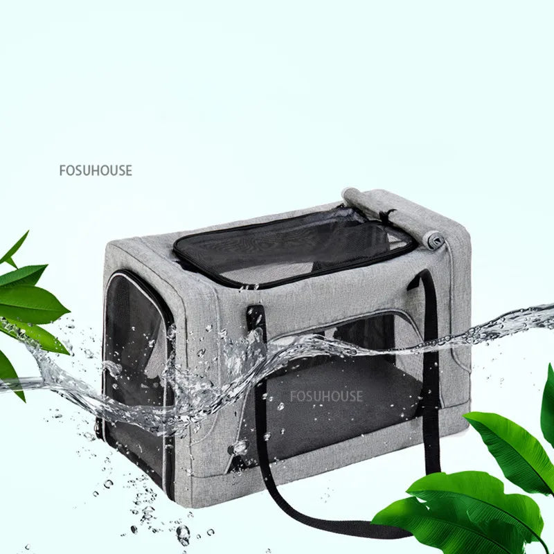 Modern Folding Lightweight Double-layer Pet Trolley Dog Puppy Pet Can Be Detached and Separated for Outdoor Travel Pet Strollers