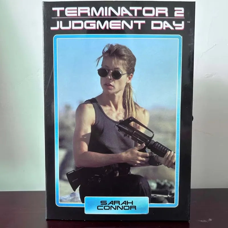 NECA Terminator 2 Judgment Day T-800 Sarah Connor Arnold Schwarzenegger Action Figure Model Toys Collection Birthday Giift