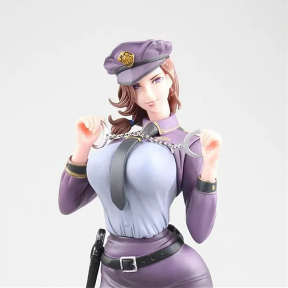 27cm Do S Married Policewoman Akiko Beautiful Girl Anime Handmade Action Figures Desktop Case Decoration Ornament Gift