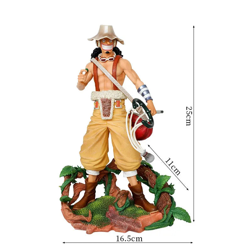 Anime One Piece Figur Lysop Actionfiguren Navigation King Desktop Dekoration Ornamen PVC Statue Puppensammlung Modell Spielzeug Geschenk