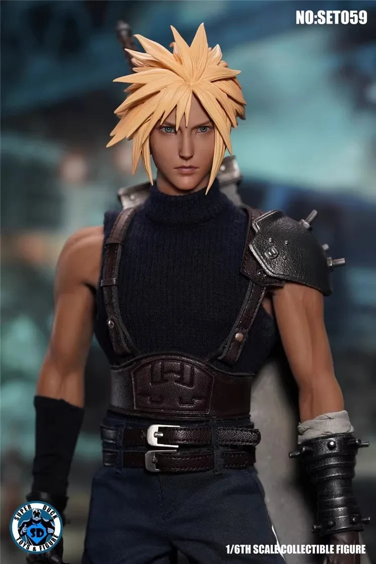 SUPER DUCK SET059 1/6 Soldier Fantasy Cloud Head Sculpt Clothing Accessory Set Fit 12'' Action Figure Model Toys In Stock
