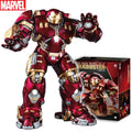 Fondjoy Marvel Anti-Hulk Armor Action Figure LED Light-Up Assemble Toy Model for Boys Movie Character Handmade Craft Toys Gift