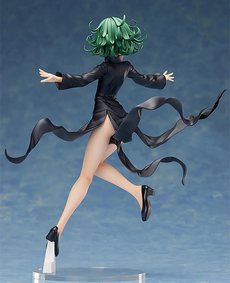 Anime One Punch Man Senritsu Shuddering Tatsumaki Action Figure Collectable Model Toys For Christmas Gifts 23cm