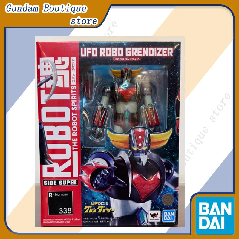 Bandai Genuine THE ROBOT SPIRITS 338 UFO Robot GRENDIZER Anime Action Figure Collectible Model Toys Ornaments Gift