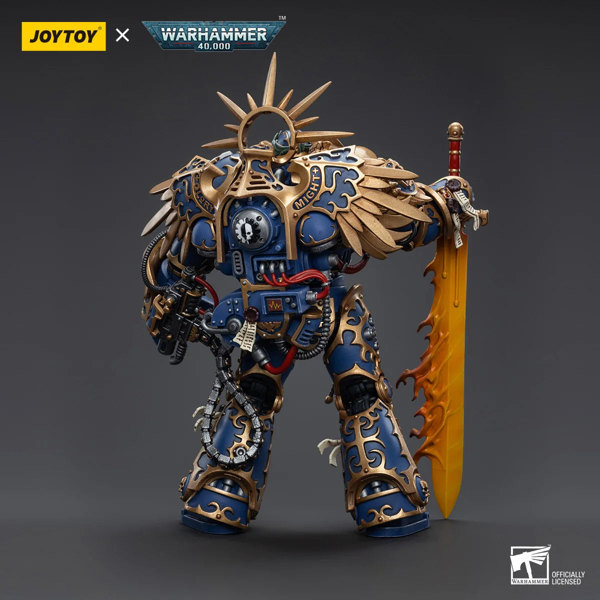JOYTOY Warhammer 40K Ultramarines Primarch Roboute Guilliman Action Figures Collection Original Doll Decoration Gift Model