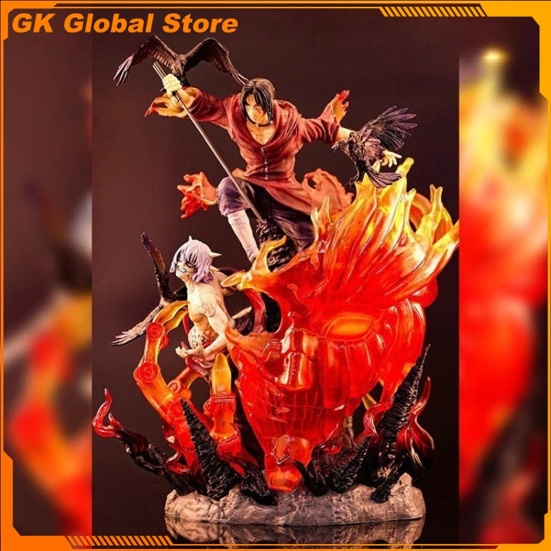 40cm New NARUTO Anime Figure Uchiha Itachi Peripheral PVC Model Scene Statue Desktop Decoration Ornaments Christmas Gifts Toys