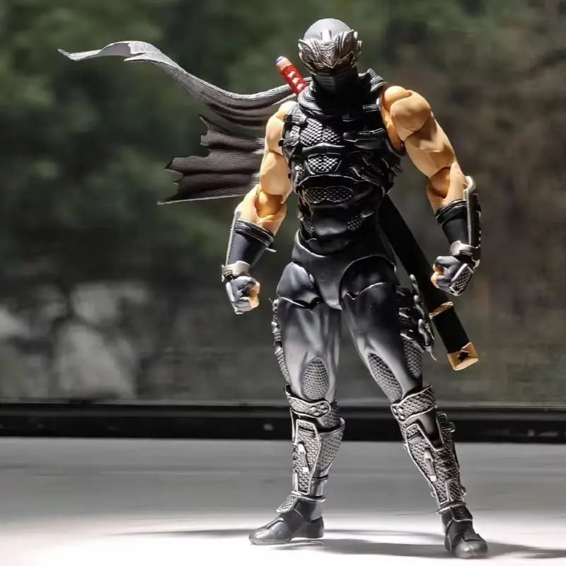 Revoltech Amazing Yamaguchi Ryu Hayabusa Ninja KO Articulated Action Figures Exquisite Model Kit Boy Collectible Trendy Toy Gift