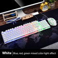 KM320 Tastatur und Maus Set Wasserdichte leuchtende Spieltastatur mit Hintergrundbeleuchtung