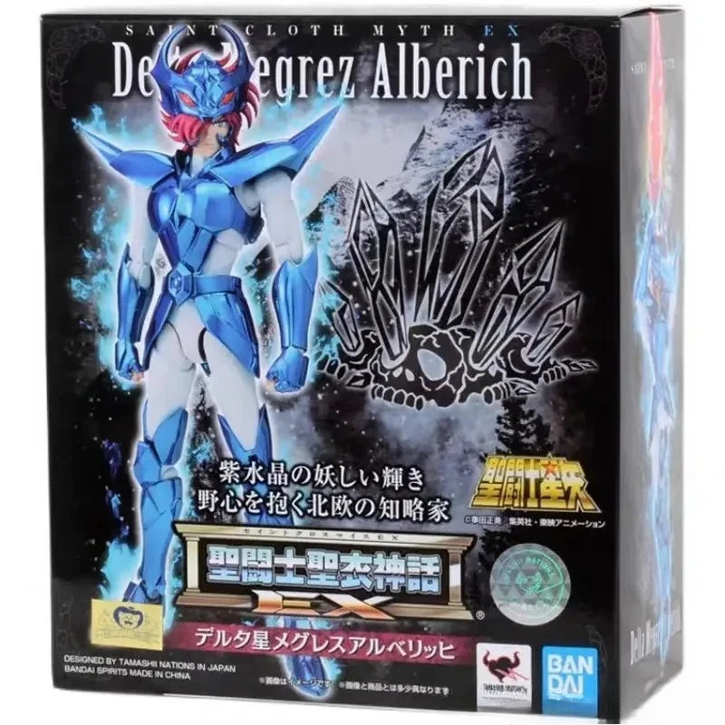 BANDAI Saint Seiya Saint Cloth Myth EX Delta McGrath Alberich 18cm Anime Character Figure Model Collection Toy Gift