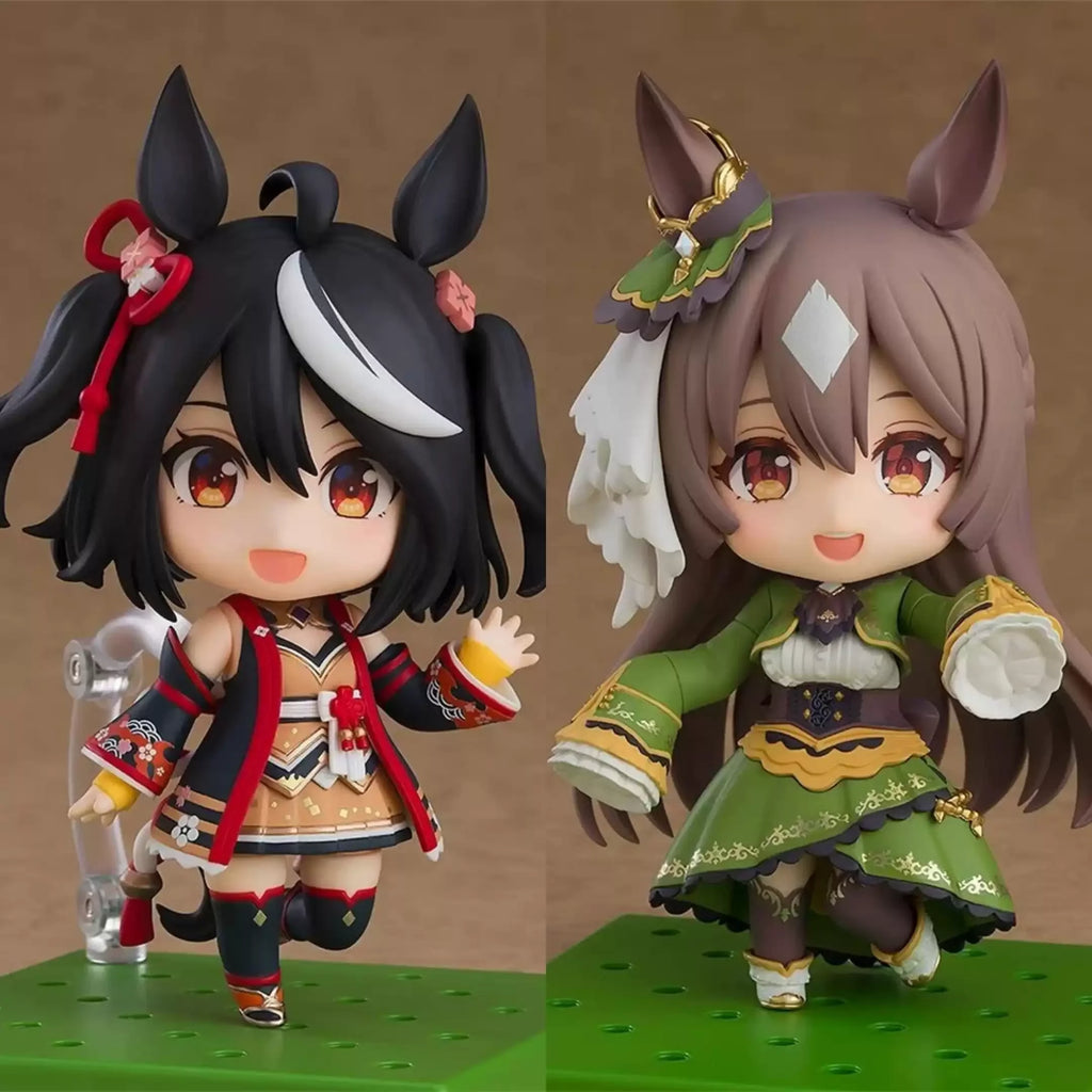 Gsc Nendoroid Uma Musume Pretty Derby Tokai Teio Chibi Action Figures Interchangeable Faces Posable Desktop Decor Model For Fans