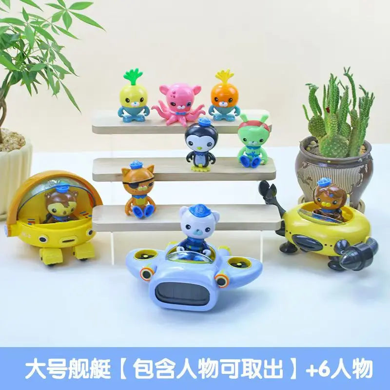 2025 Original Octonauts Gup Submarine Boat Model Toys Kwazii Barnacles Peso Action Figures TV Toys Children Gift