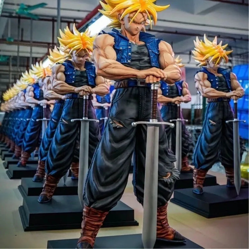 JT Studio Trunks 53cm Oversize Dragon Ball Z DBZ Anime Figures Action Figure PVC Desktop Ornament Statue Figurine Figma Toys