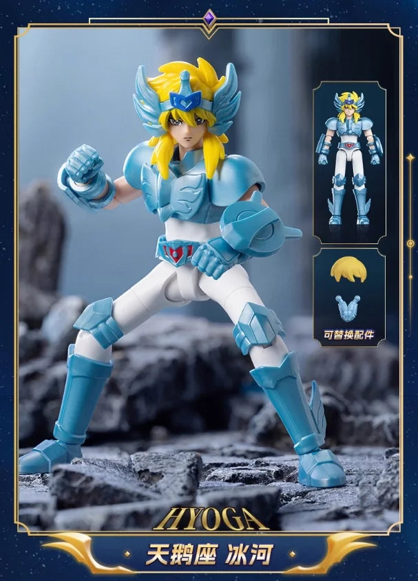 Blokees Saint Seiya Galaxy Version 2 Action Figures Camus Hoyoga Dohko Milo Shiryu Pegasus Nachi Anime Figurines Toys Kids Gifts