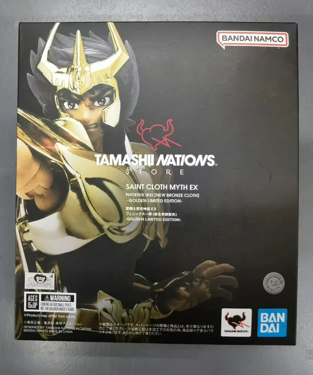 Bandai Saint Seiya Myth Cloth TNT Limited Ex Gold Andromeda Shun Phoenix Pegasus Purple Dragon Glacier Anime Figure Model Toy