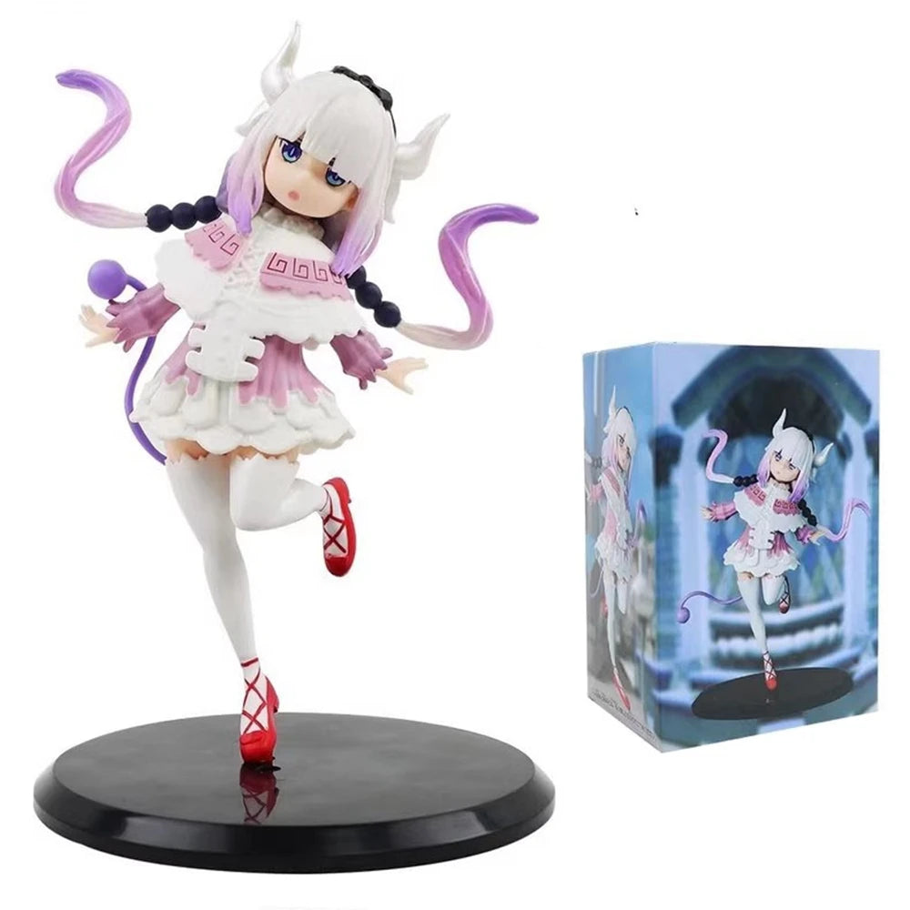 16CM Фигура на Канна Камуи Кобаяши Сан Чи Без Прислужница Дракон Аниме Анимационен Модел Играчка Подаръчна Колекция Декоративни Орнаменти PVC