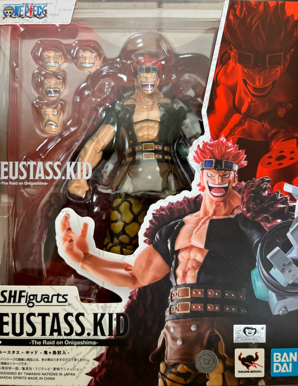 Bandai Sh Figuarts One Piece Dracule Mihawk Eustass Kid Action Figure Collectible Model Anime Collection Festival Gift