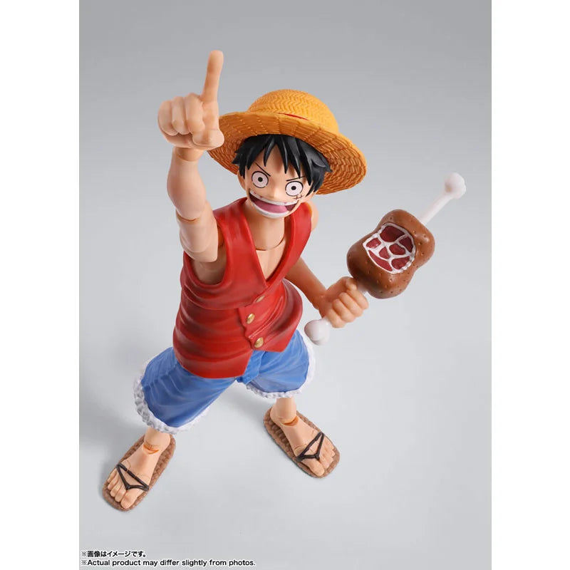 100% Original Bandai S.H.Figuarts SHF One Piece Monkey D. Luffy Romance Dawn In Stock Anime Action Collection Figures Model Toys