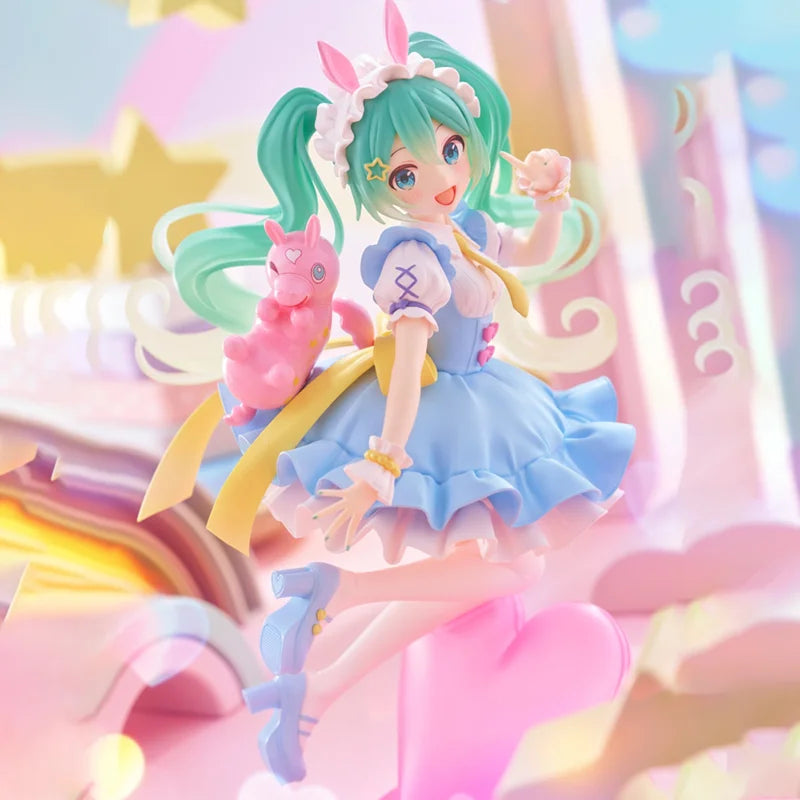 In Stock Gift Original Genuine Bandai Namco Banpresto Hatsune Miku X Rody Amp Fairy Tale Ver. Pvc Anime Figurine Collections Toy