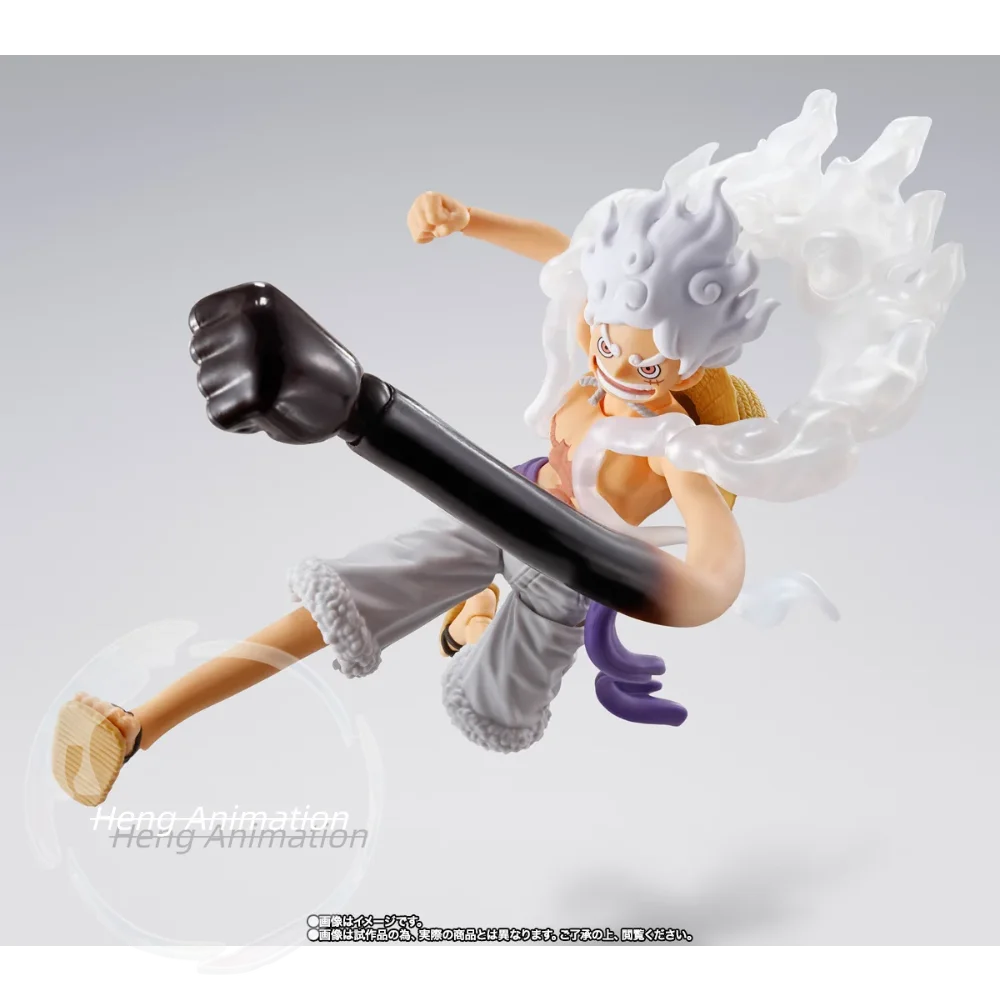 In Stock  Bandai S.H.Figuarts Shf One Piece Future Island Egghead Genuine Monkey D Luffy Gear 5 in Stock Figure Model Toys